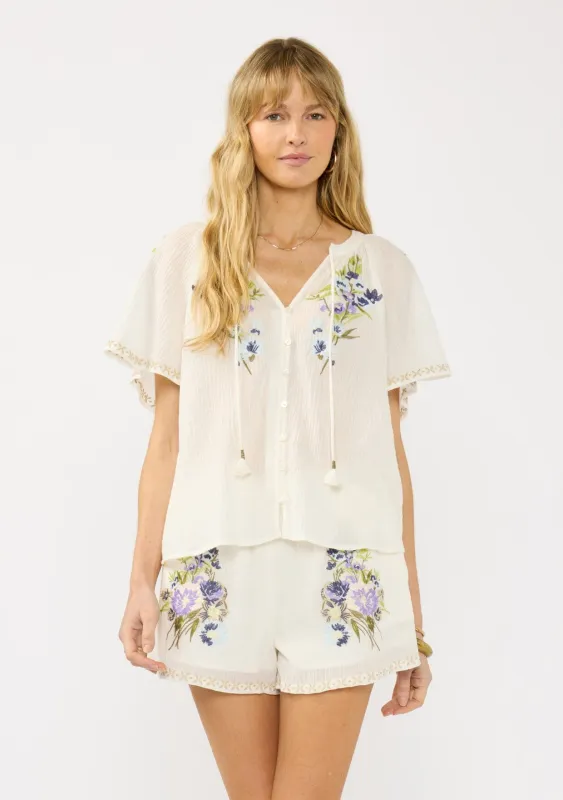 Haven Embroidered Top made by lovestitch