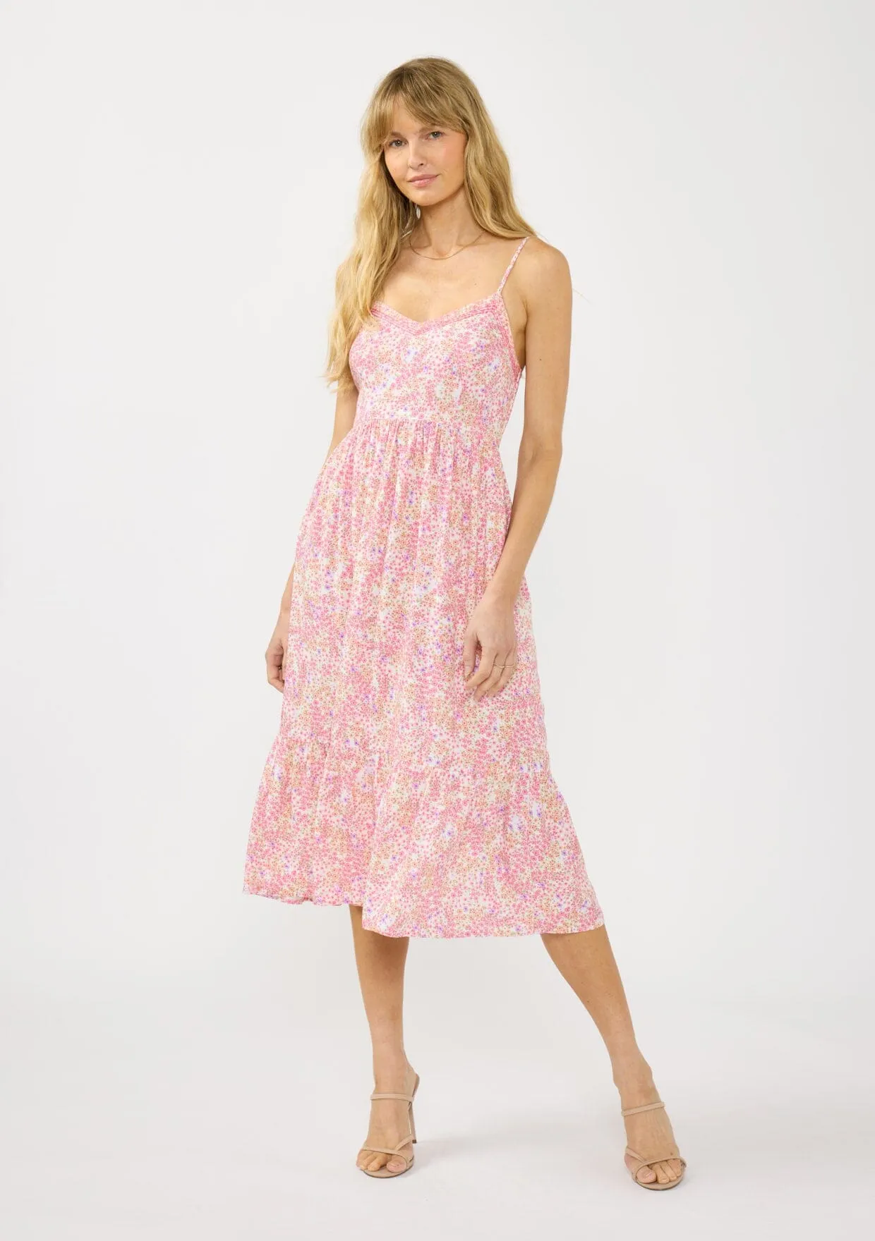 Sunlit Petal Midi Dress sold by lovestitch