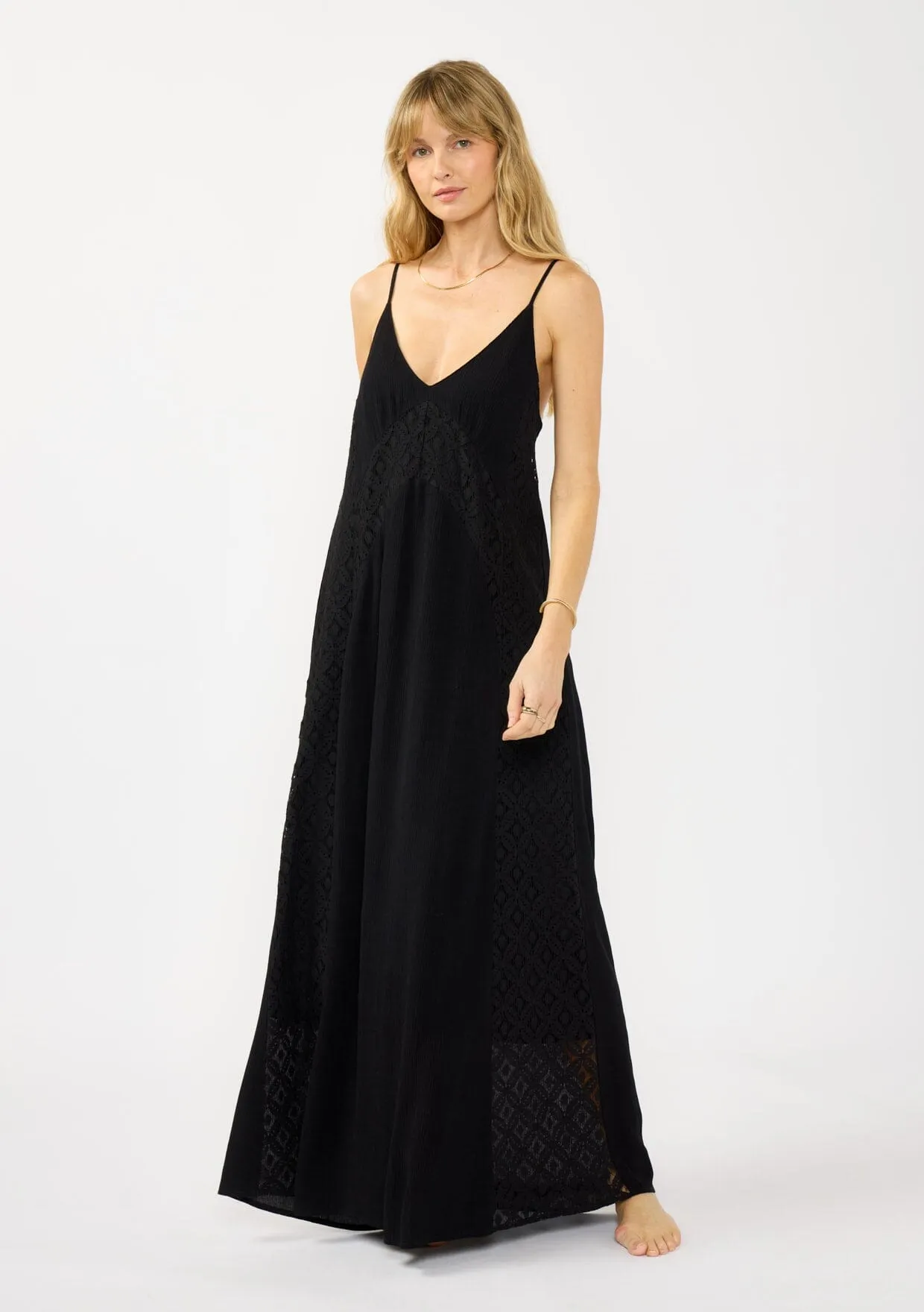 Julie Lace Maxi Dress sold by lovestitch