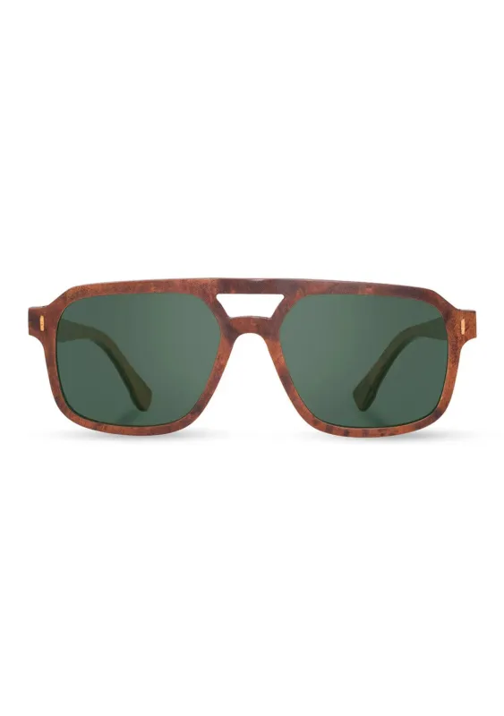 Shwood Auburn Wood Sunglasses made by Shwood