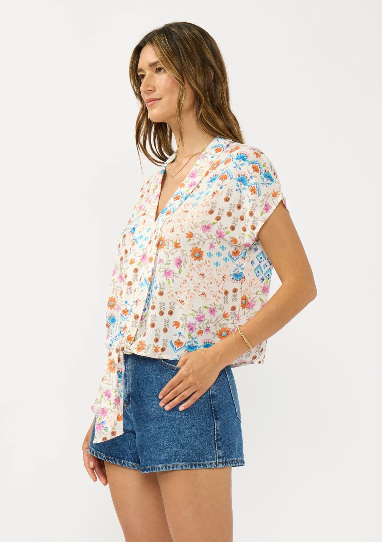 Calista Tie Front Top sold by lovestitch product image thumbnail 2