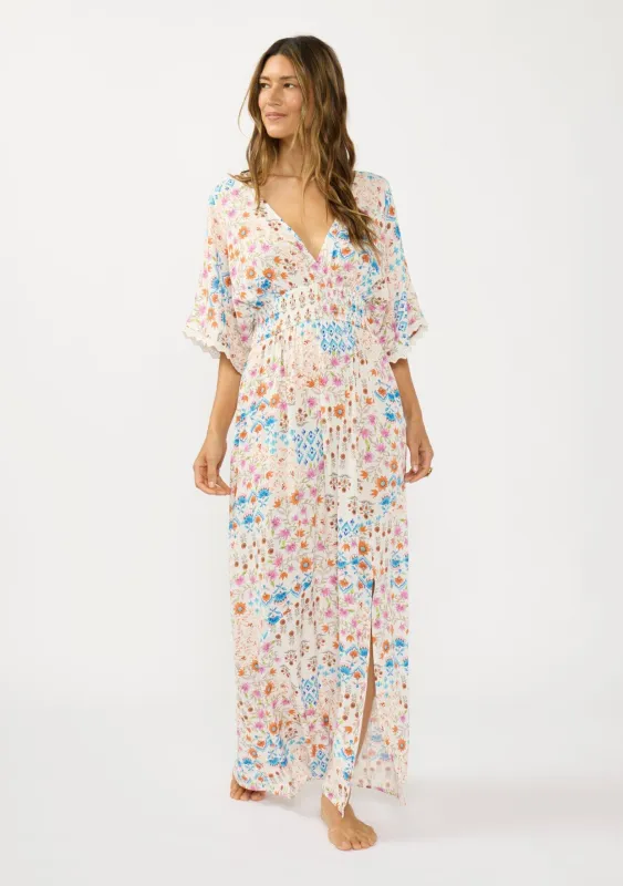 Calista Kimono Sleeve Maxi Dress made by lovestitch