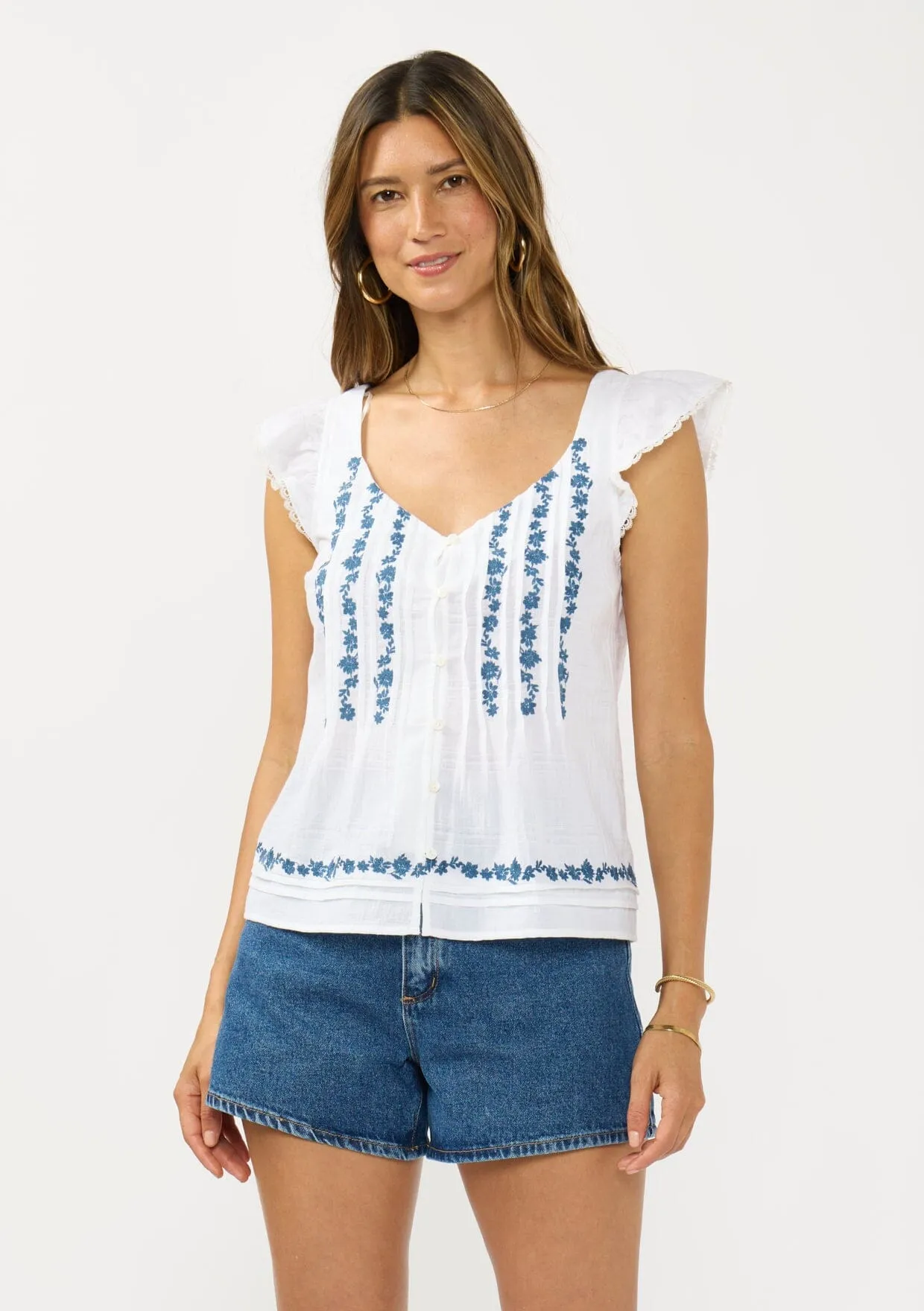 Seaborn Embroidered Top sold by lovestitch product image thumbnail 3