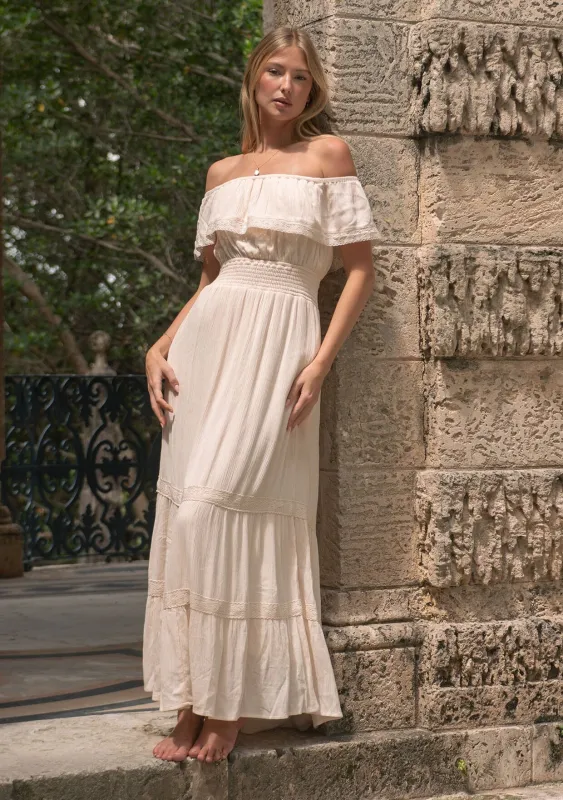 Lia Off Shoulder Maxi Dress made by lovestitch