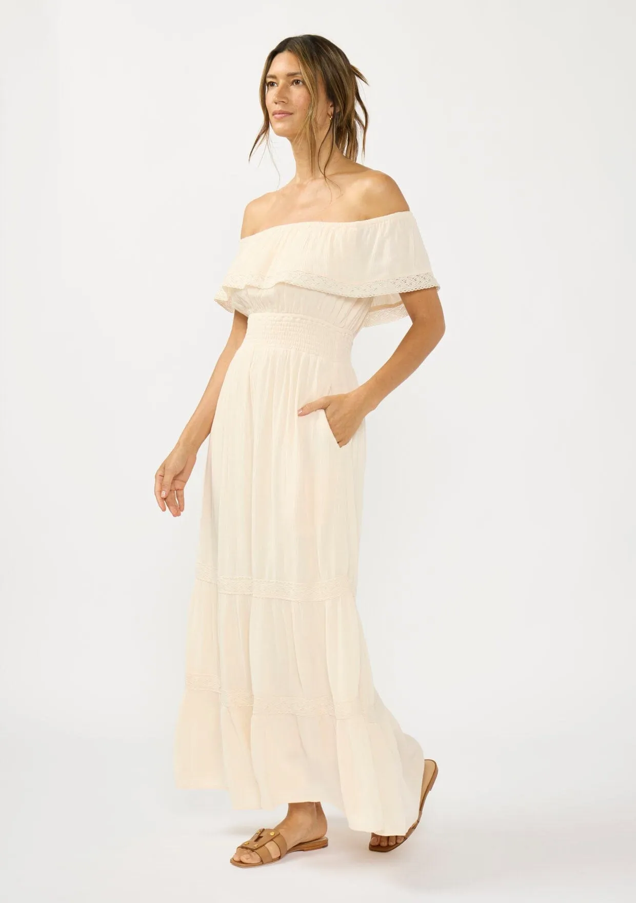 Lia Off Shoulder Maxi Dress sold by lovestitch product image thumbnail 3