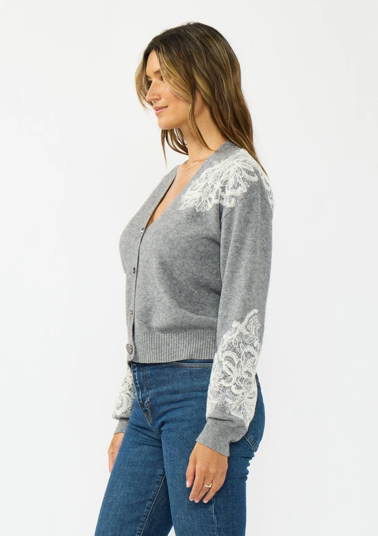 Chelsea Lace Cardigan sold by lovestitch product image thumbnail 4