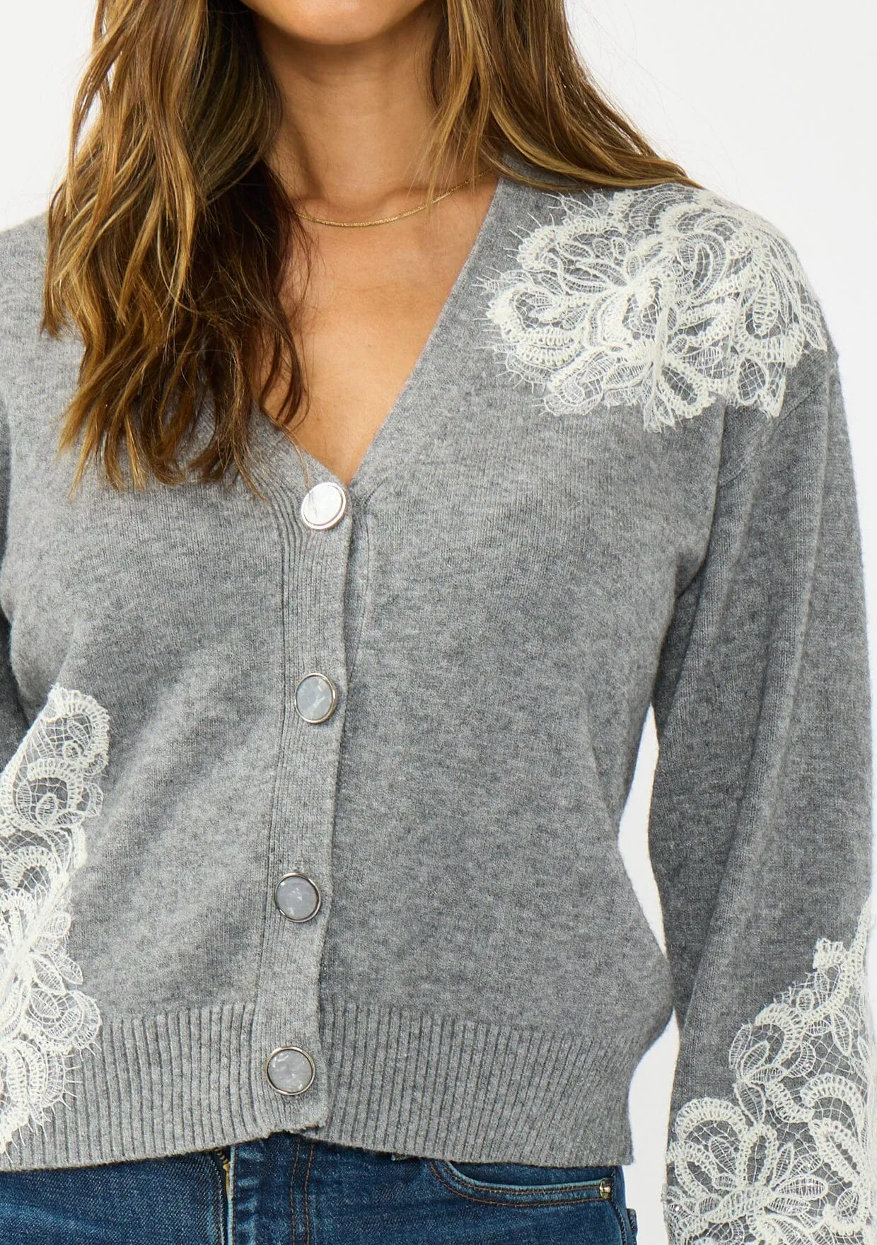 Chelsea Lace Cardigan sold by lovestitch product image thumbnail 3