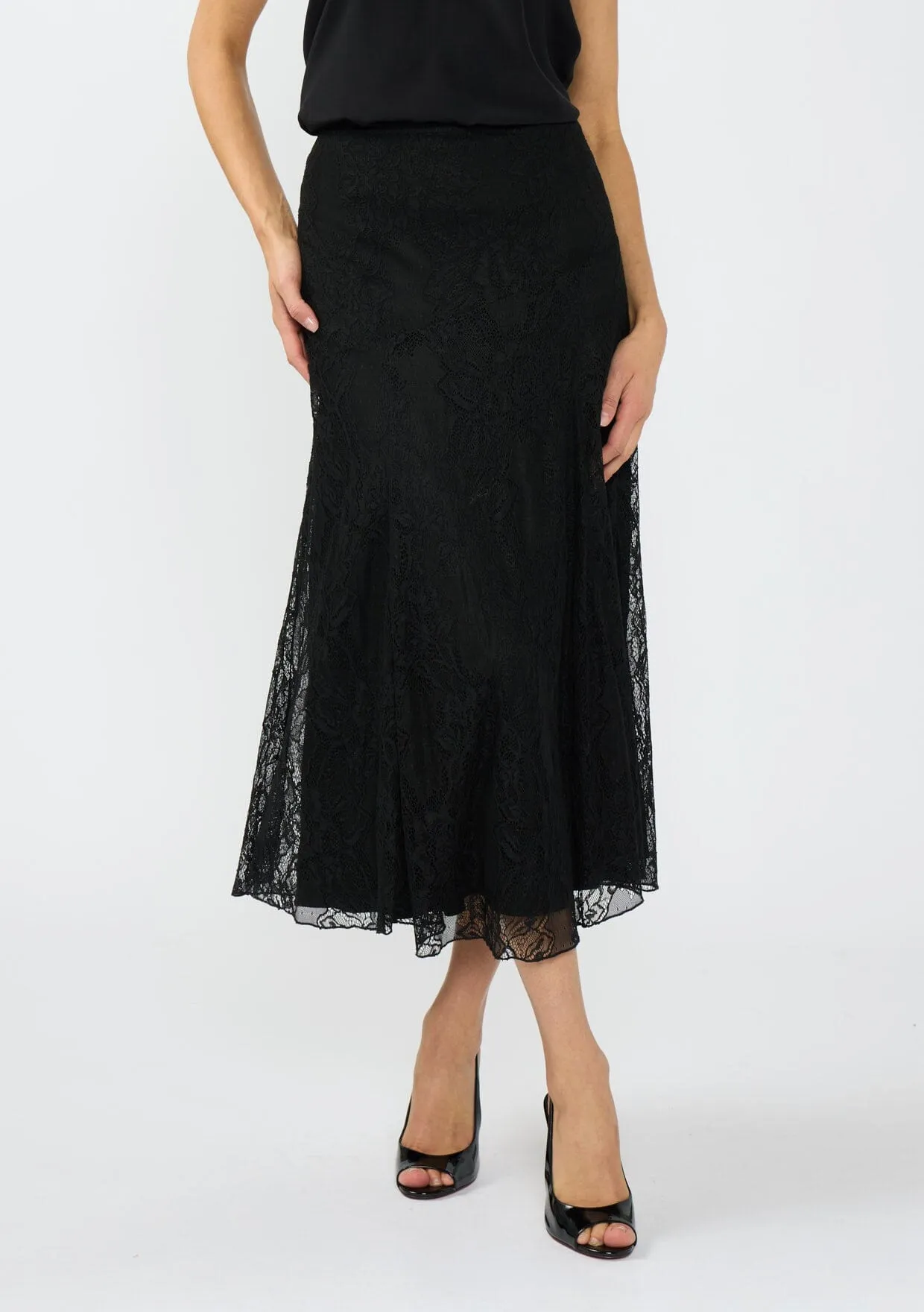 Grace Lace Maxi Skirt sold by lovestitch