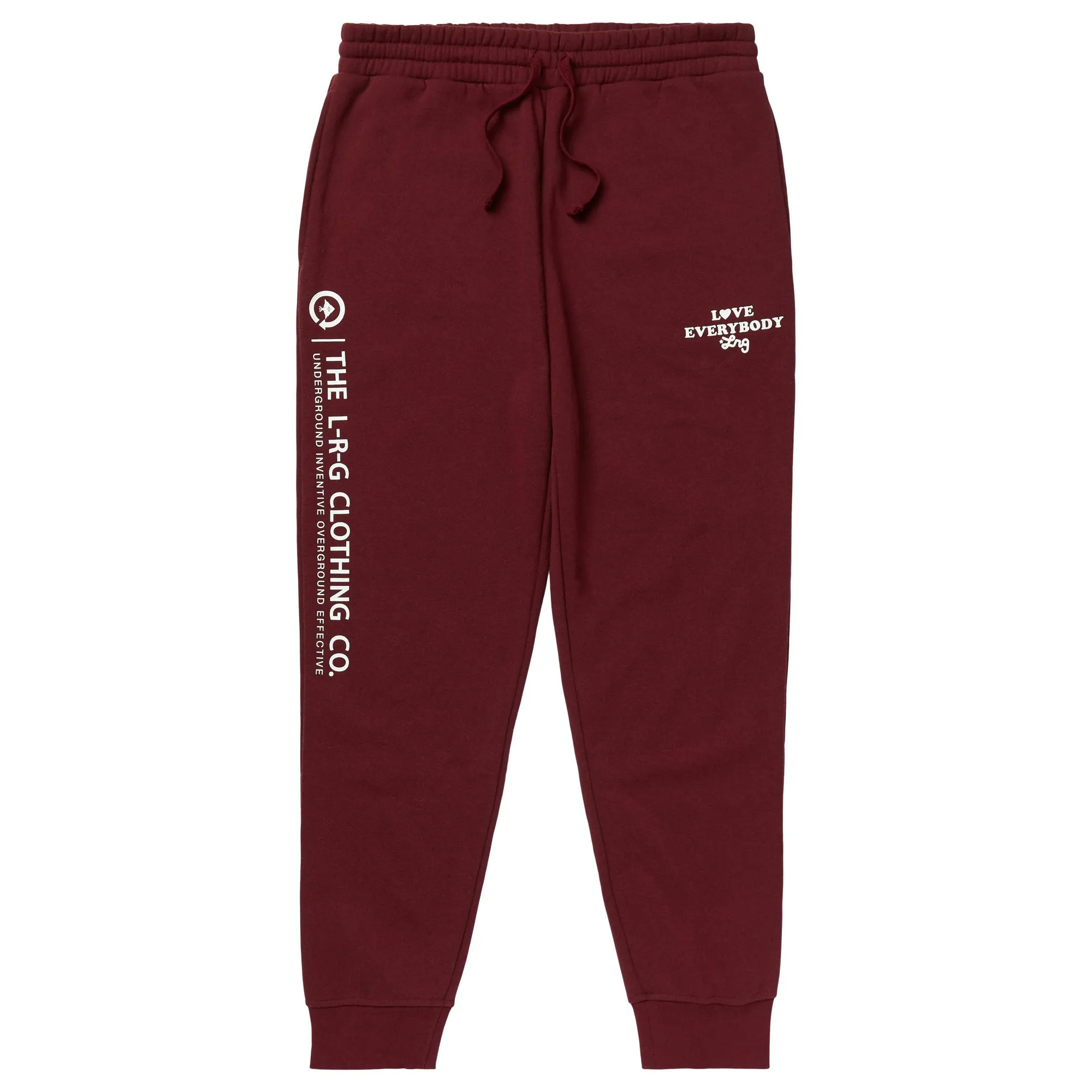 LOVE FOR EVERYBODY JOGGER SWEATPANTS - BURGUNDY sold by Lrg
