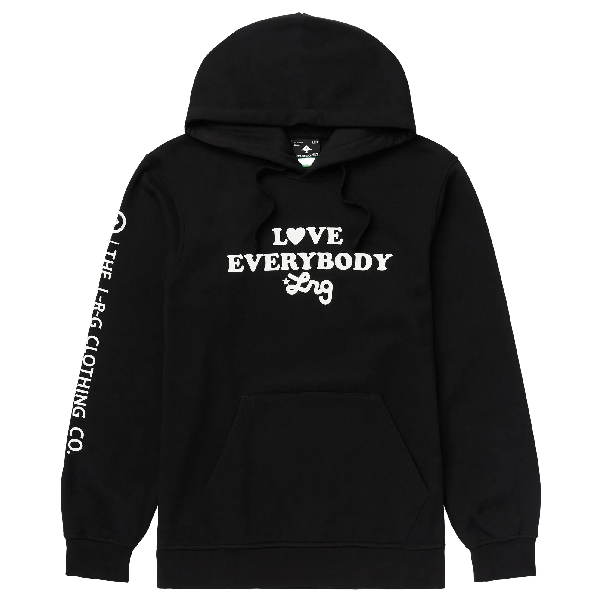 LOVE FOR EVERYBODY PULLOVER HOODIE - BLACK sold by Lrg