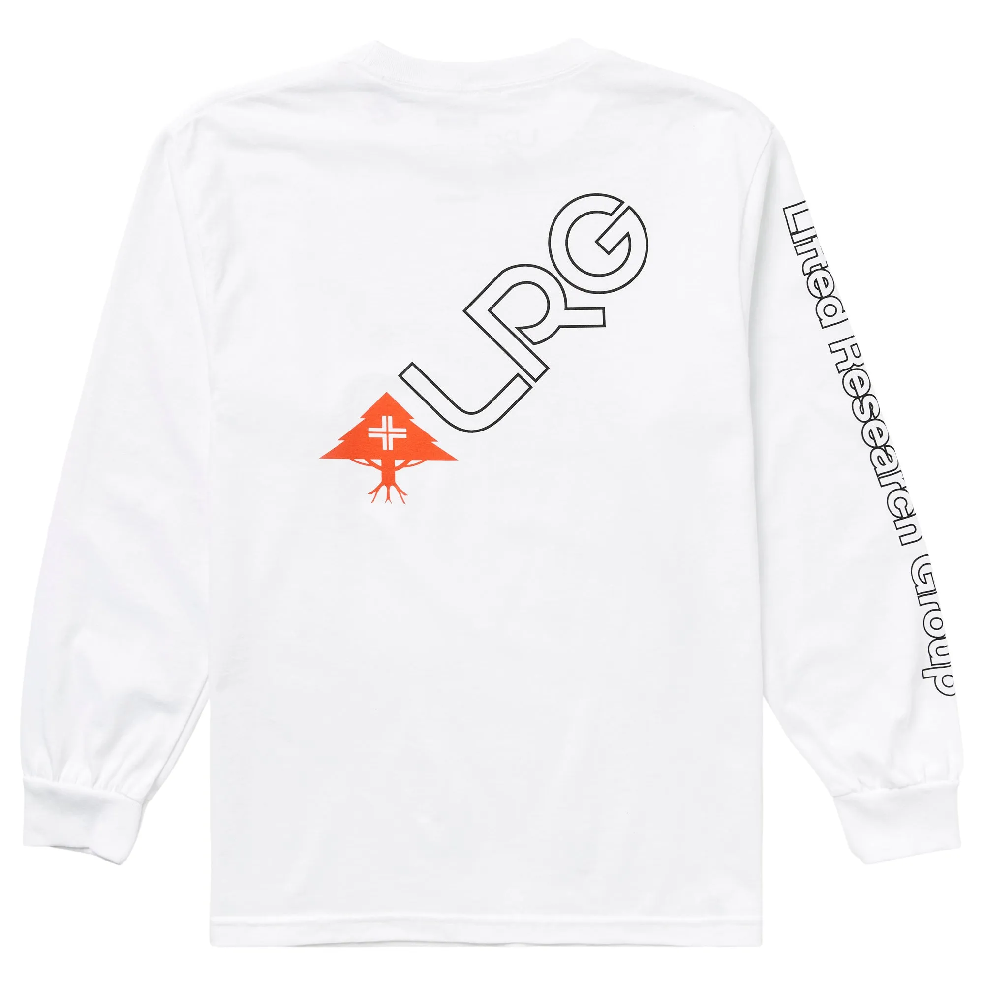 LRG SLANT LONG SLEEVE TEE - WHITE sold by Lrg