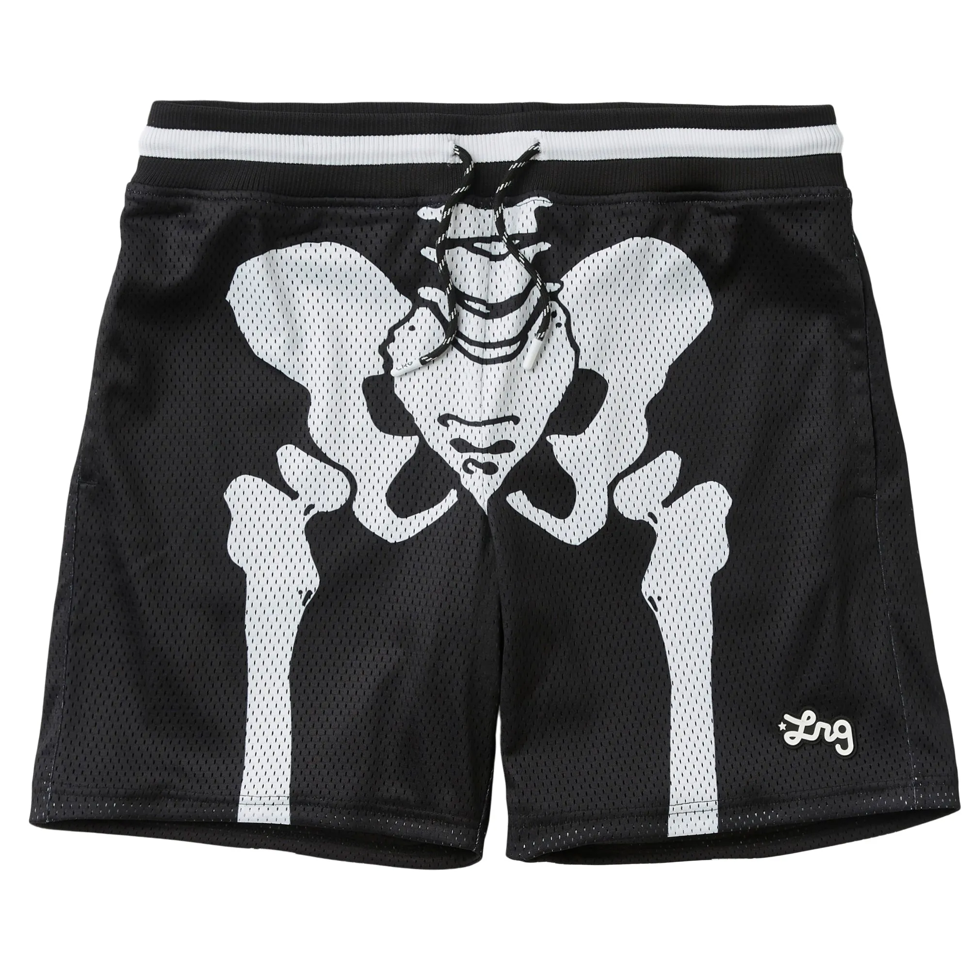 BONE GUARD MESH SHORTS - BLACK | Parallel