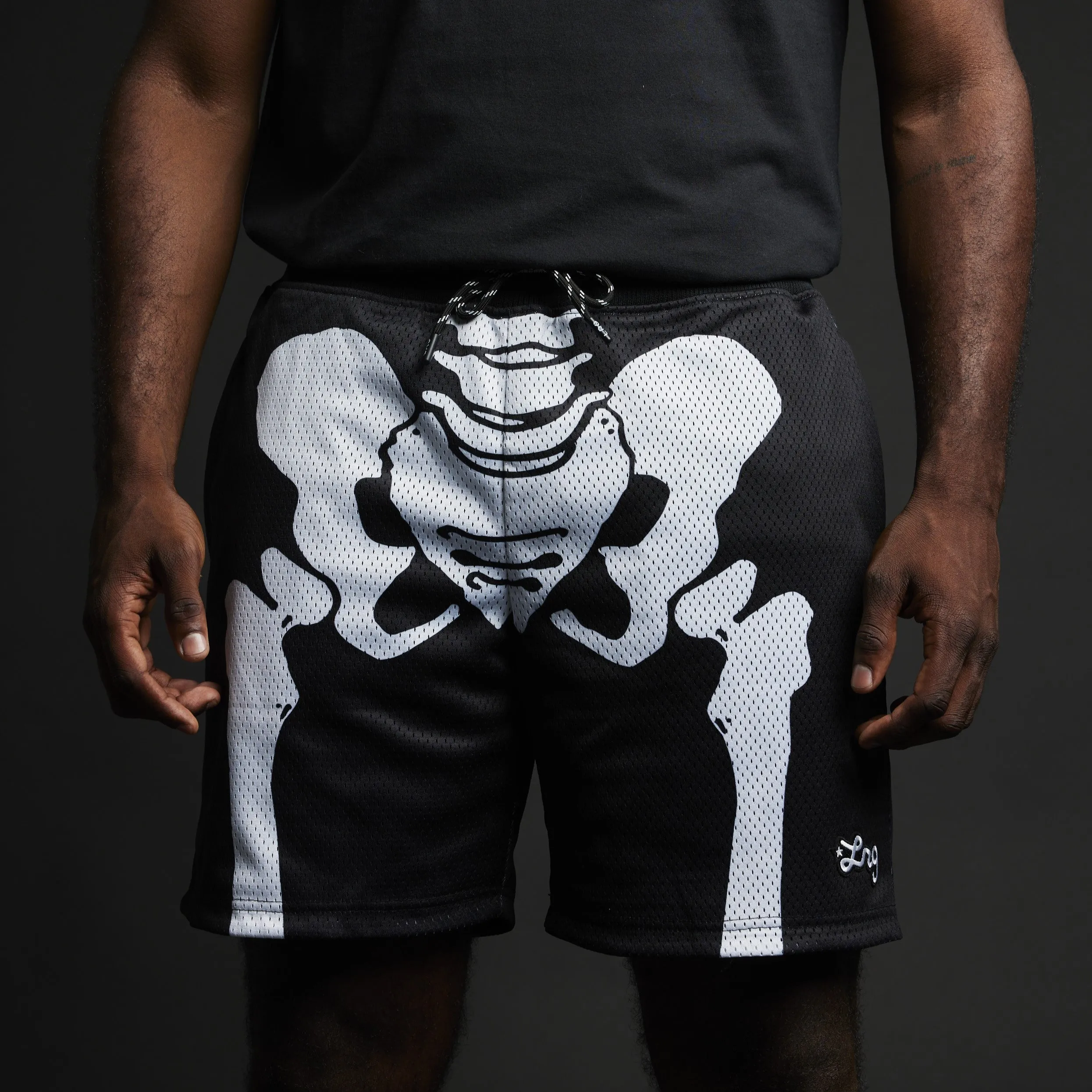 BONE GUARD MESH SHORTS - BLACK sold by Lrg product image thumbnail 2