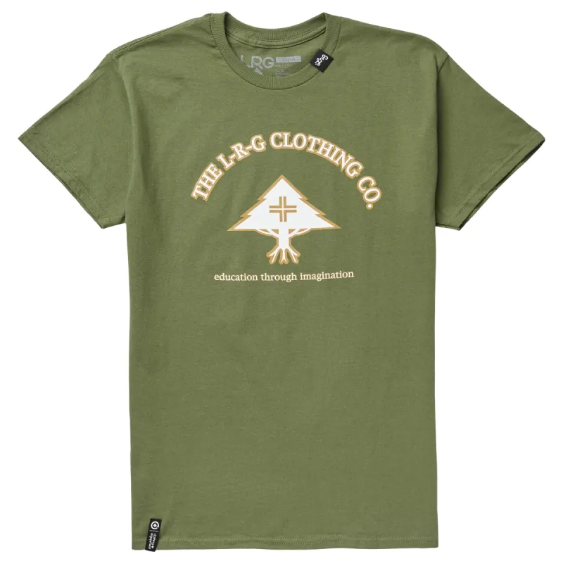 LRG EDUCATION TEE - MILITARY GREEN sold by Lrg
