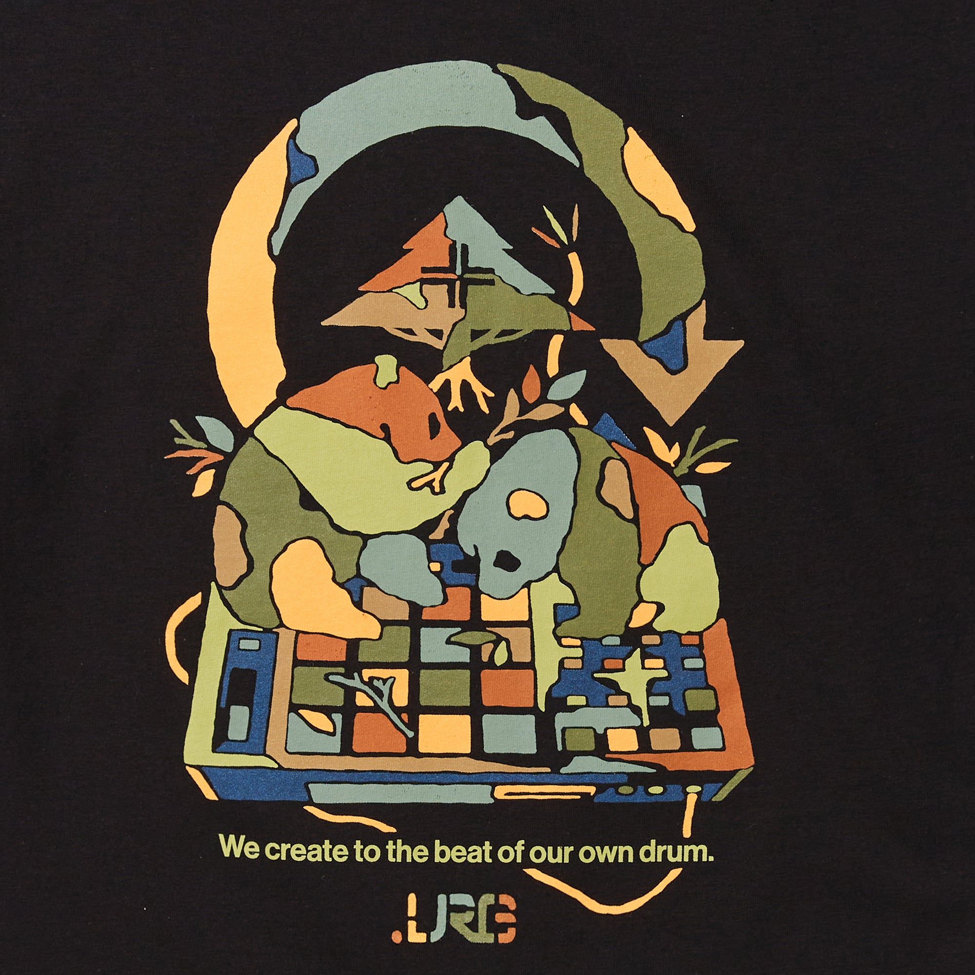 MPC PANDA TEE - BLACK sold by Lrg product image thumbnail 3