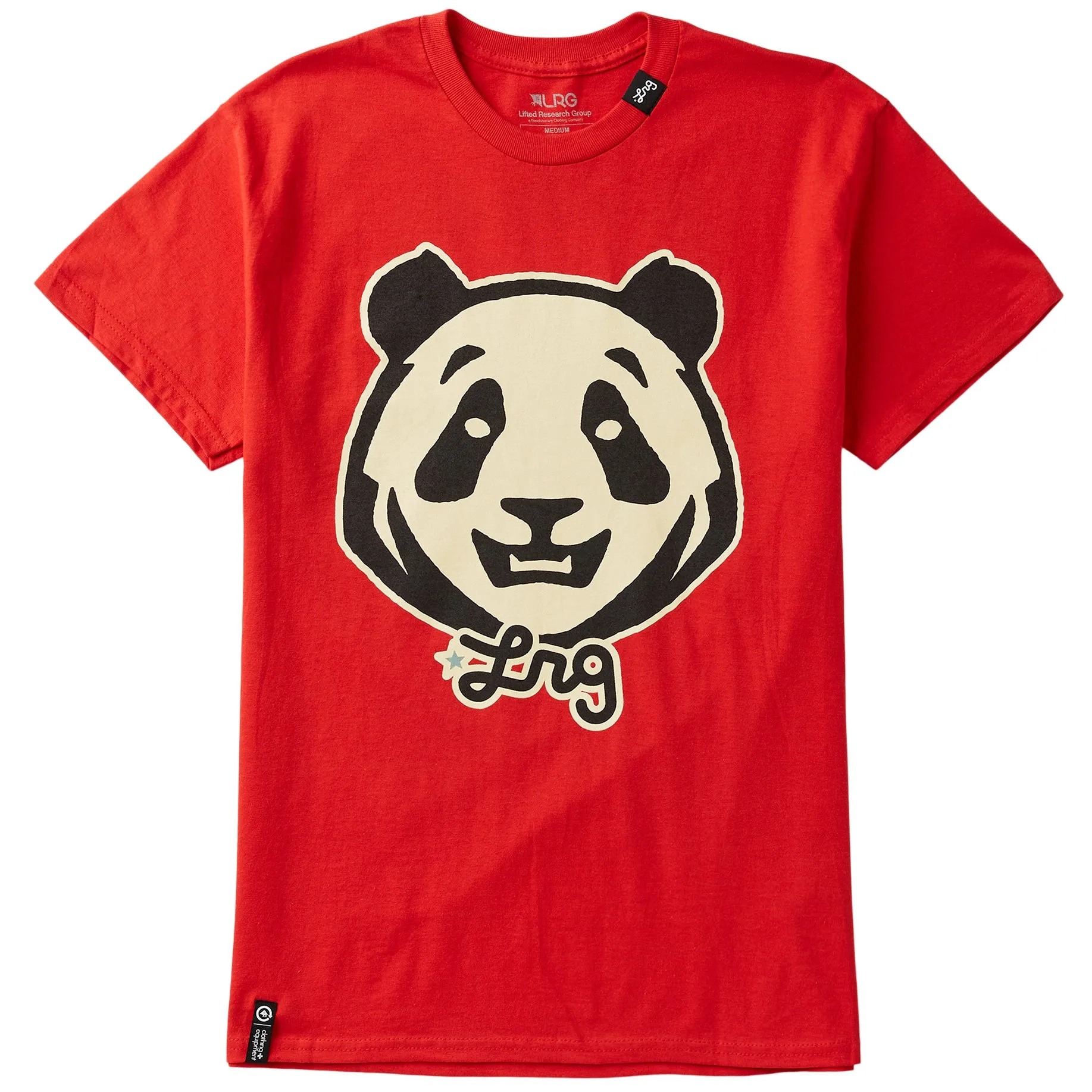 PANDA TREESEARCH TEE - RED sold by Lrg