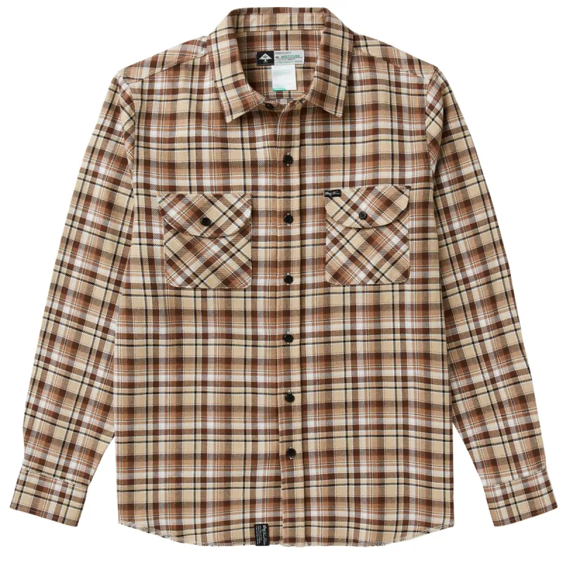 TRUTH THINKING FLANNEL SHIRT - DARK CREAM sold by Lrg