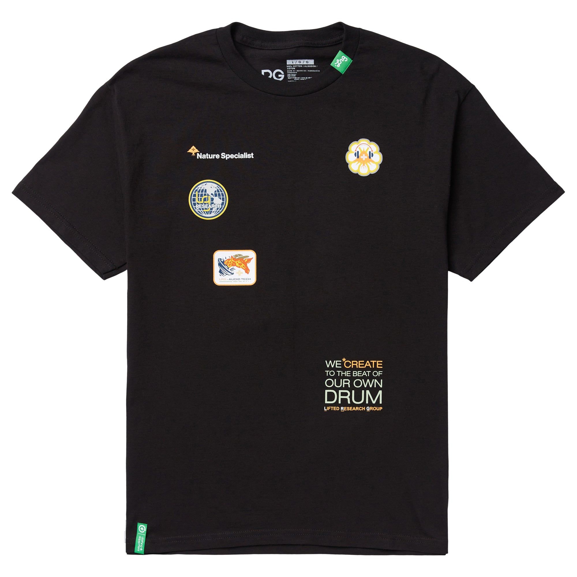 NATURE SPECIALIST TEE - BLACK sold by Lrg product image thumbnail 2