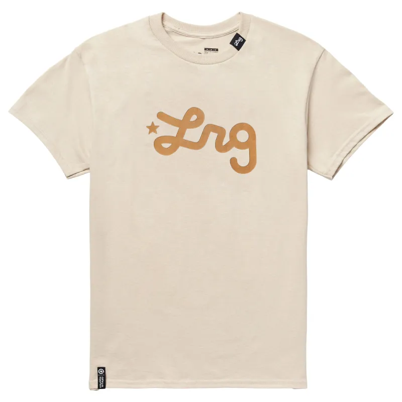WESTERN SCRIPT TEE - SAND sold by Lrg