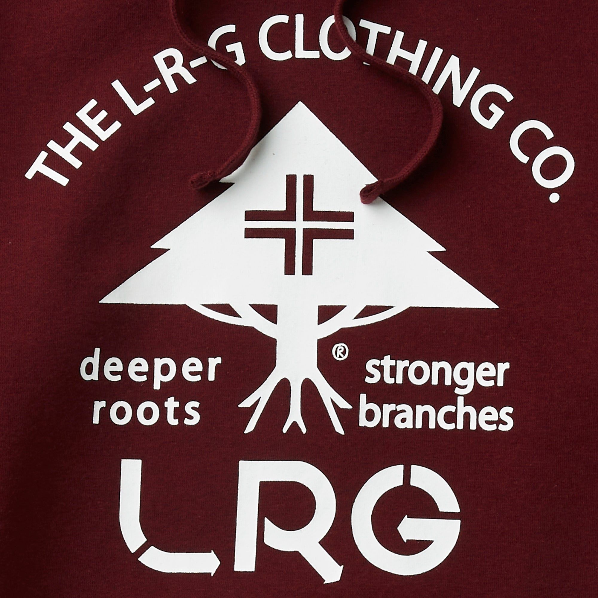 EXTRA ORIGINAL ROOTS PULLOVER HOODIE - BURGUNDY sold by Lrg product image thumbnail 4