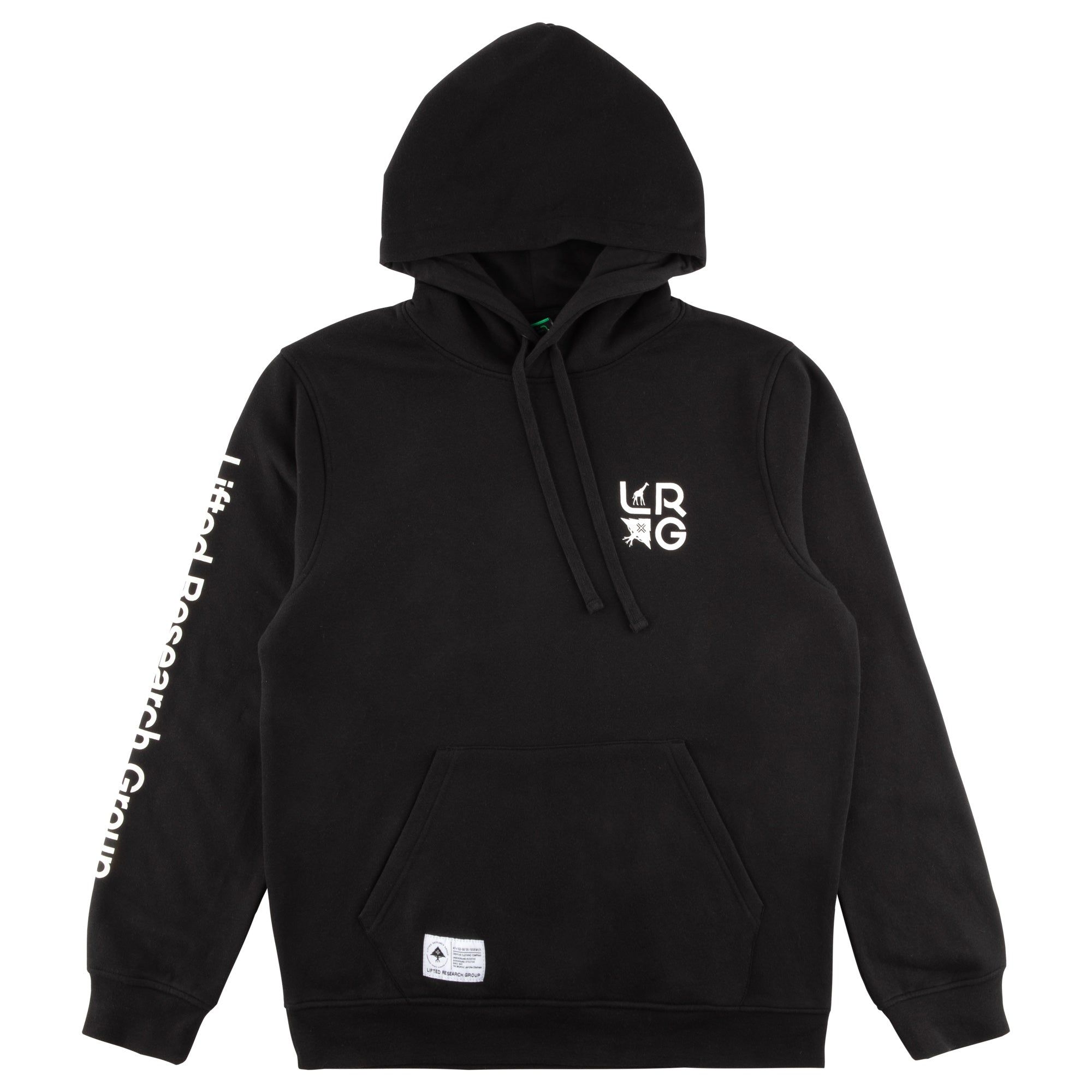 STACKED MULTI LOGO PULLOVER HOODIE - BLACK sold by Lrg product image thumbnail 5
