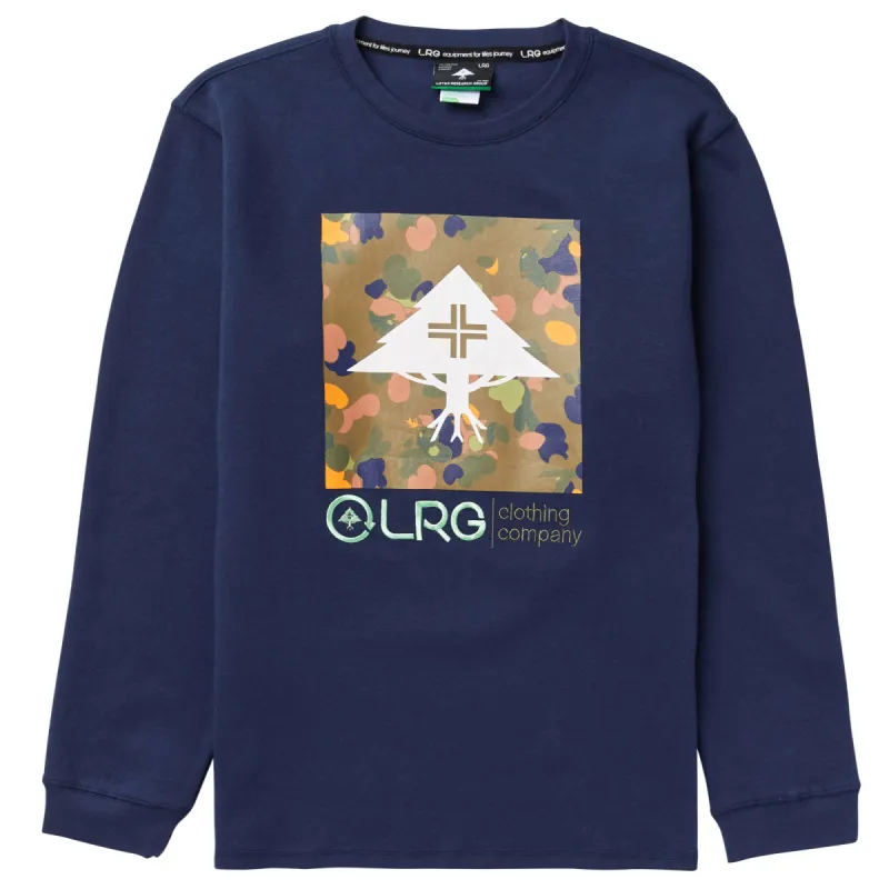 FOREVER PANDA LONG SLEEVE KNIT TEE - NAVY sold by Lrg