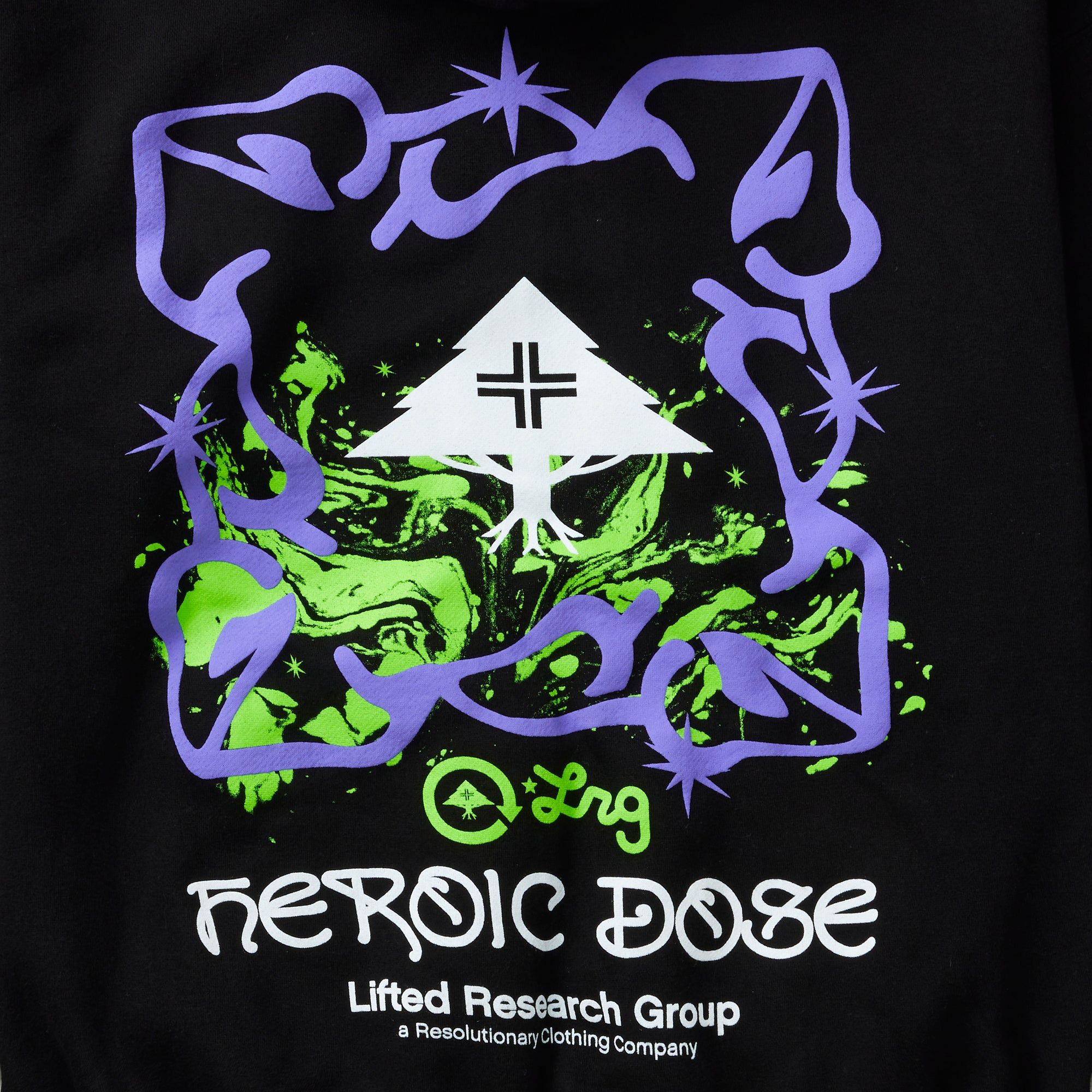 HEROIC DOSE PULLOVER HOODIE - BLACK sold by Lrg product image thumbnail 3