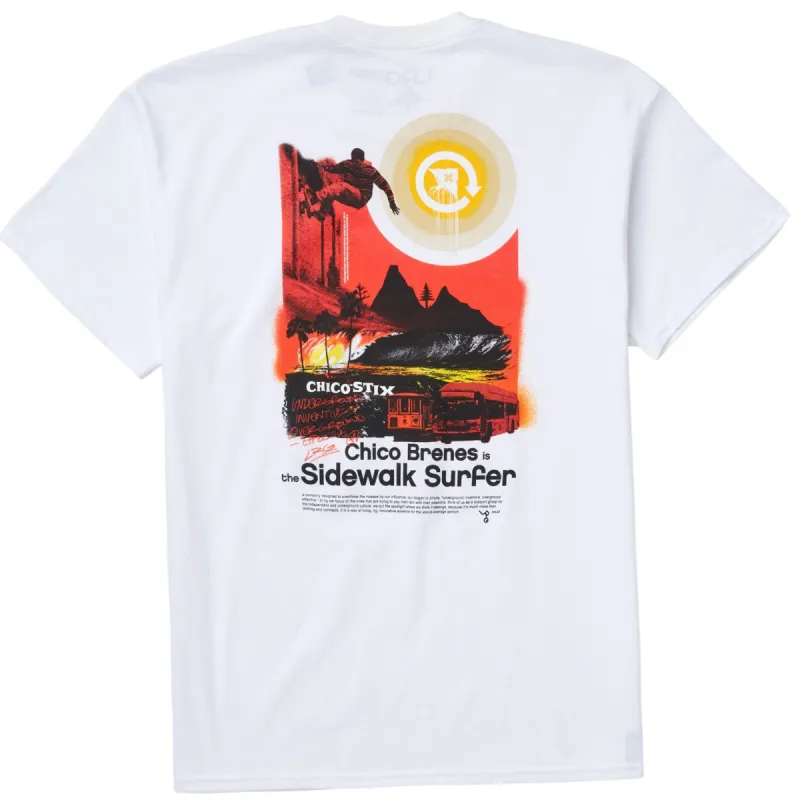 CHICO BRENES SIDEWALK SURFER TEE - WHITE sold by Lrg