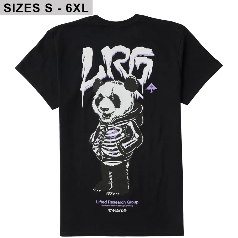 PANDA HOODIE TEE - BLACK sold by Lrg