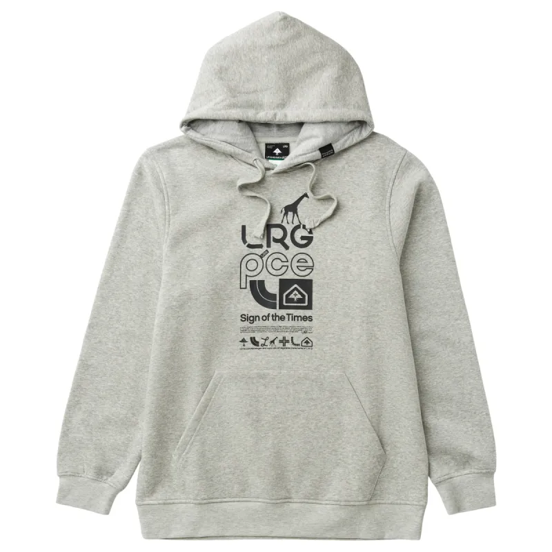 PCE SIGN PULLOVER HOODIE - ATHLETIC GRAY sold by Lrg