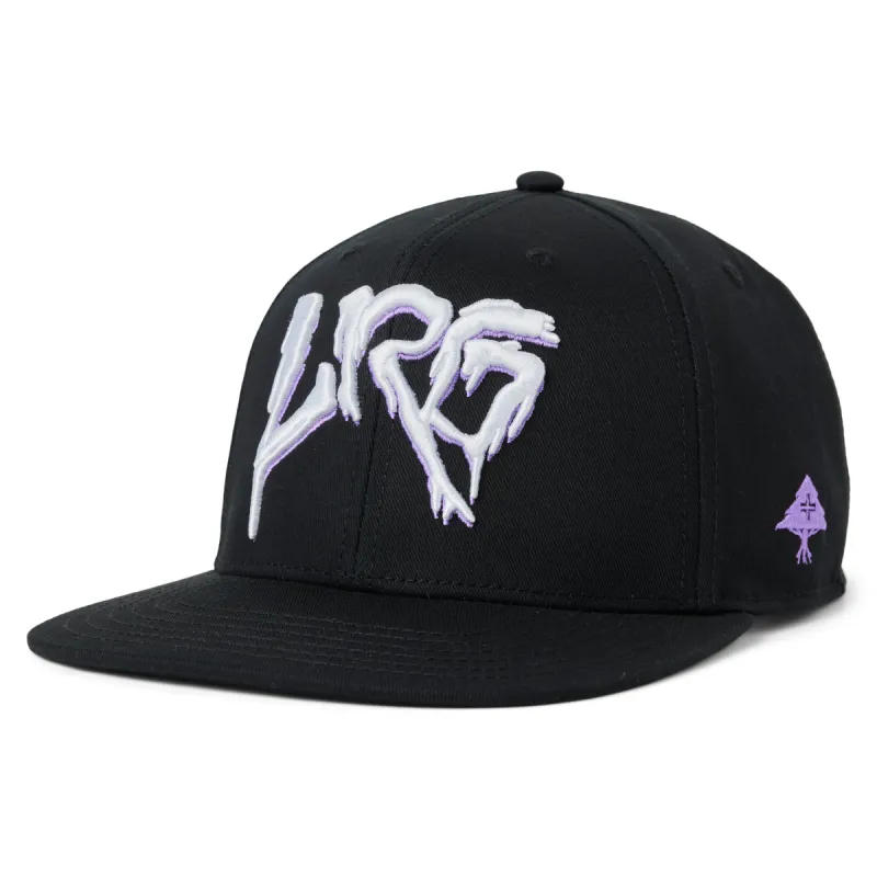 DECAY 6 PANEL SNAPBACK - BLACK sold by Lrg