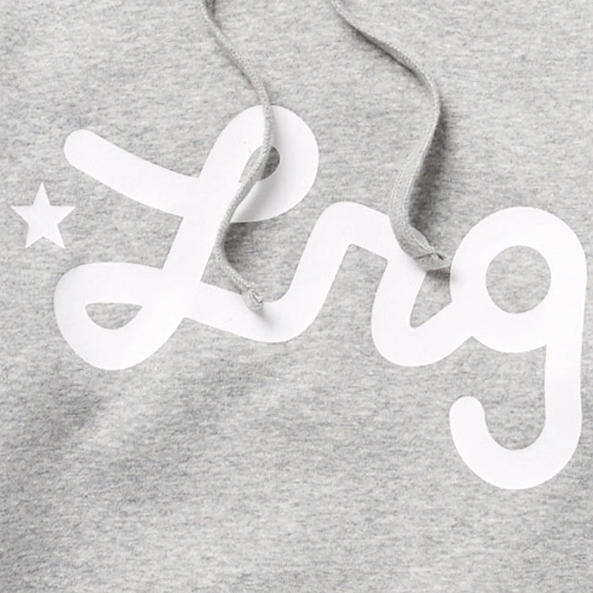 LIFTED SCRIPT PULLOVER HOODIE - HEATHER GREY sold by Lrg product image thumbnail 3