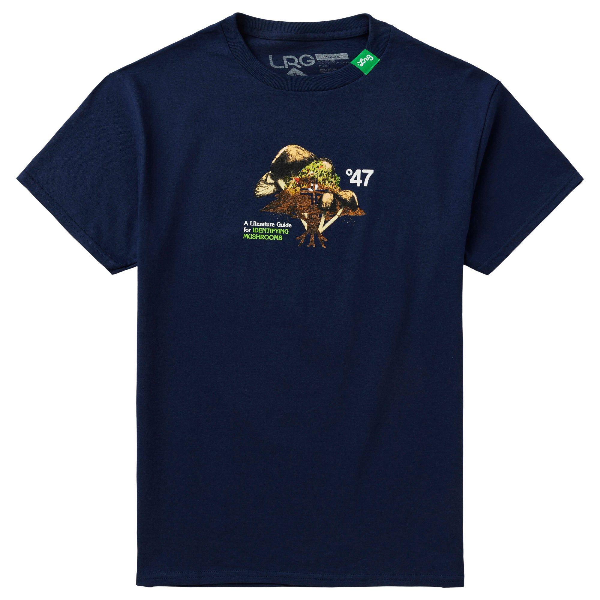 SHROOM GUIDE TEE - NAVY sold by Lrg product image thumbnail 2
