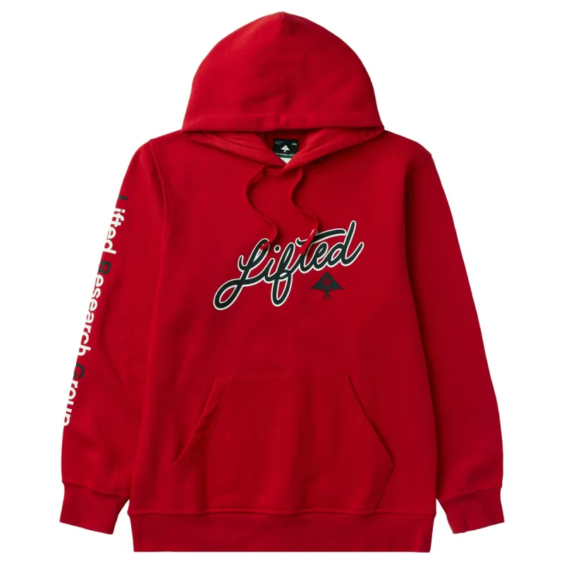 EXPLORE MAKERS PULLOVER HOODIE - RED sold by Lrg