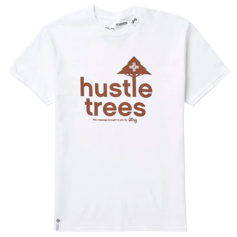 HUSTLE TREES TEE - WHITE sold by Lrg