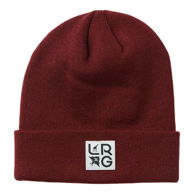 LOCK UP CUFF BEANIE - BURGUNDY sold by Lrg