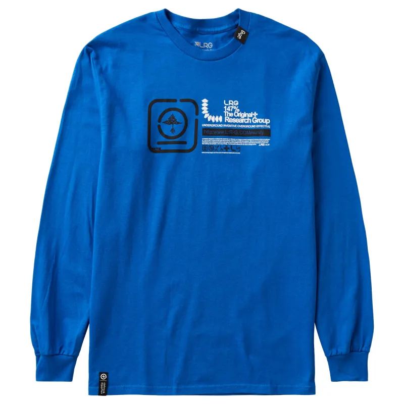 COMMUNITY 147% LONG SLEEVE TEE - ROYAL sold by Lrg