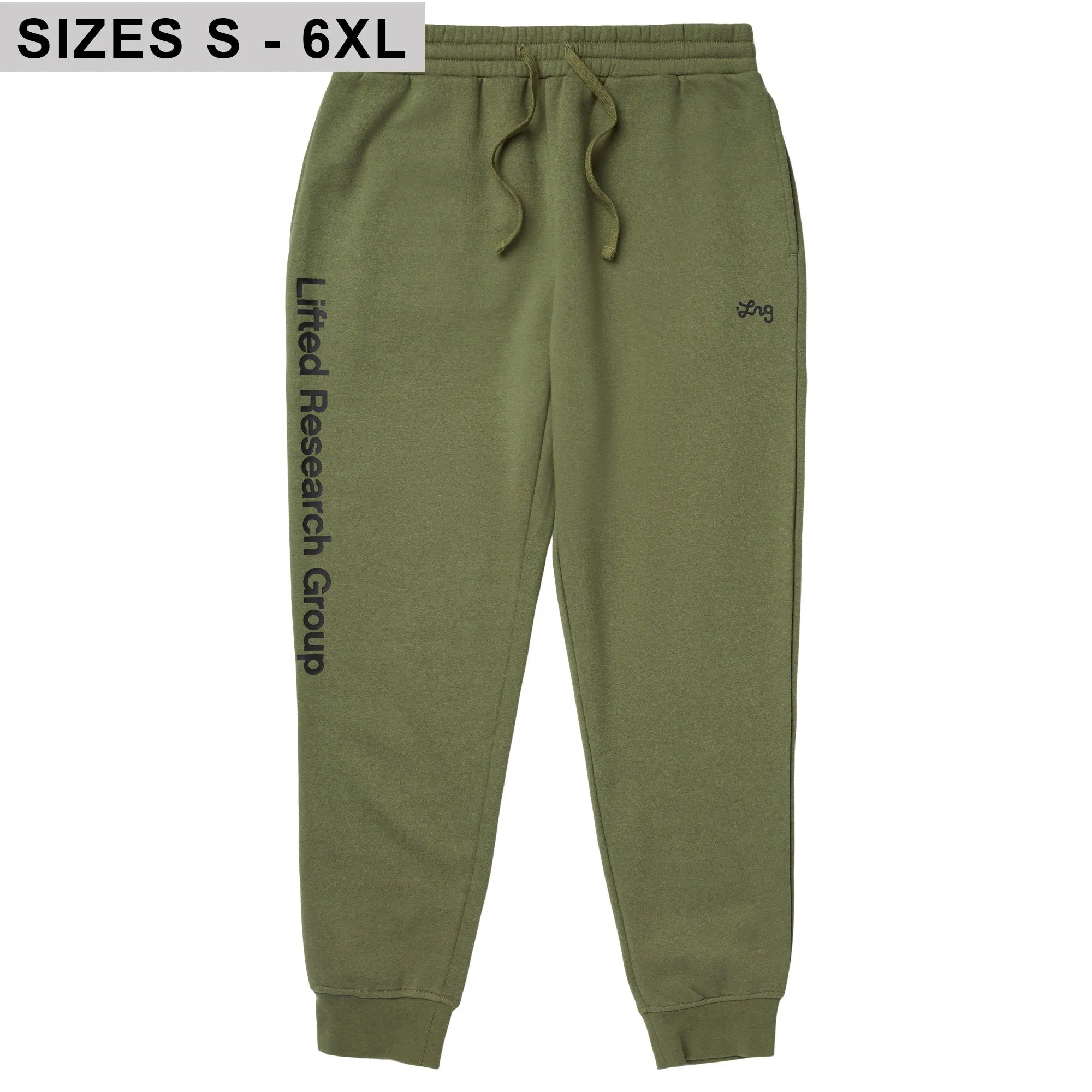 LIFTED SCRIPT JOGGER SWEATPANTS - OLIVINE sold by Lrg