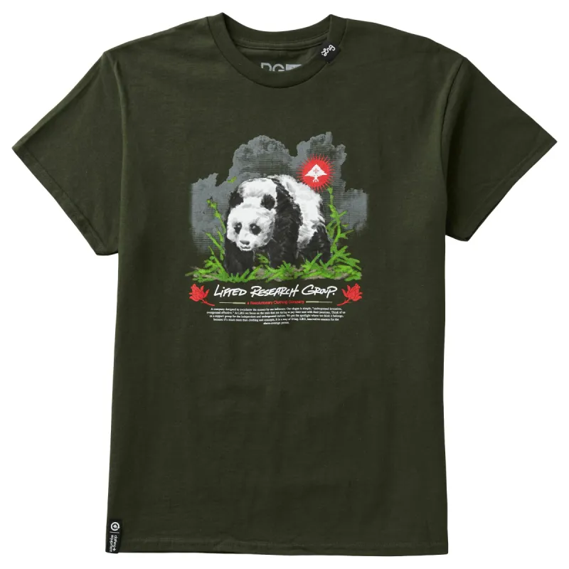 ELEVATED PANDA TEE - FOREST GREEN sold by Lrg