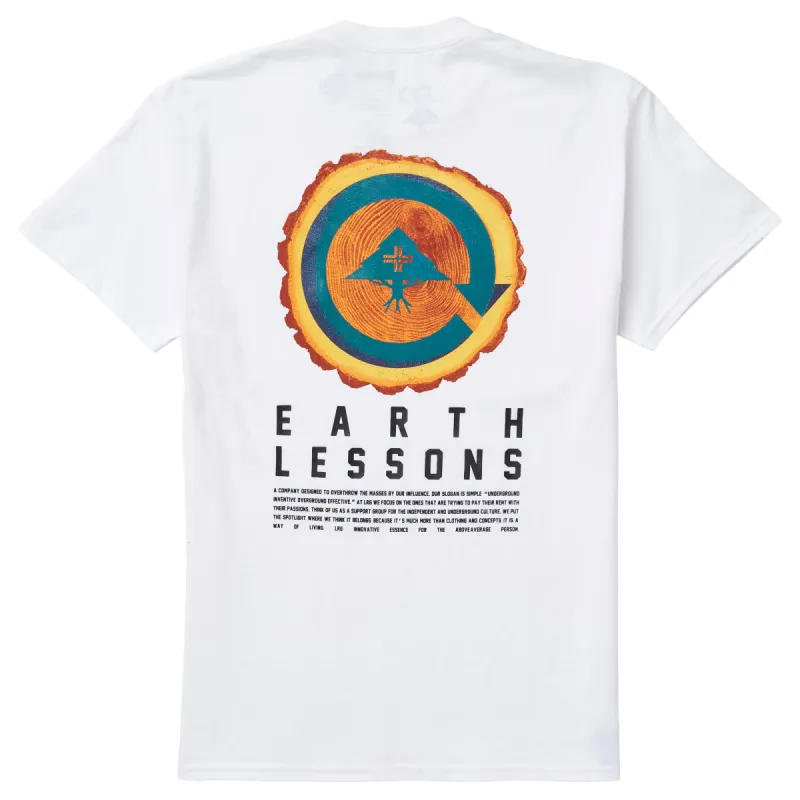 EARTH LESSONS TEE - WHITE sold by Lrg