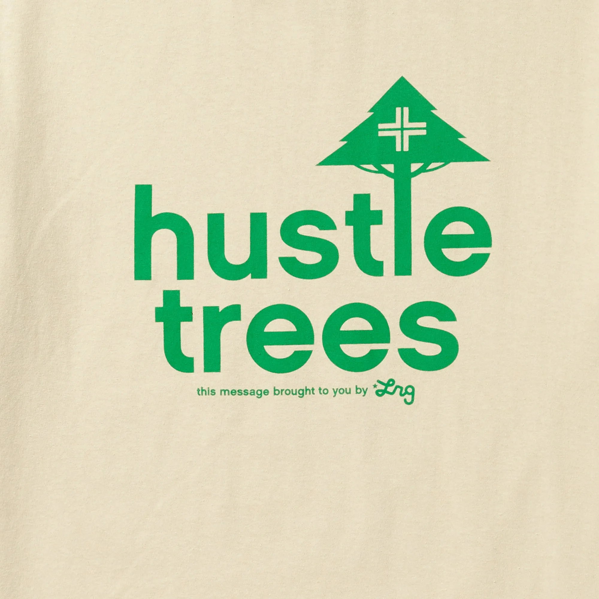 HUSTLE TREES TEE - SAND sold by Lrg product image thumbnail 2