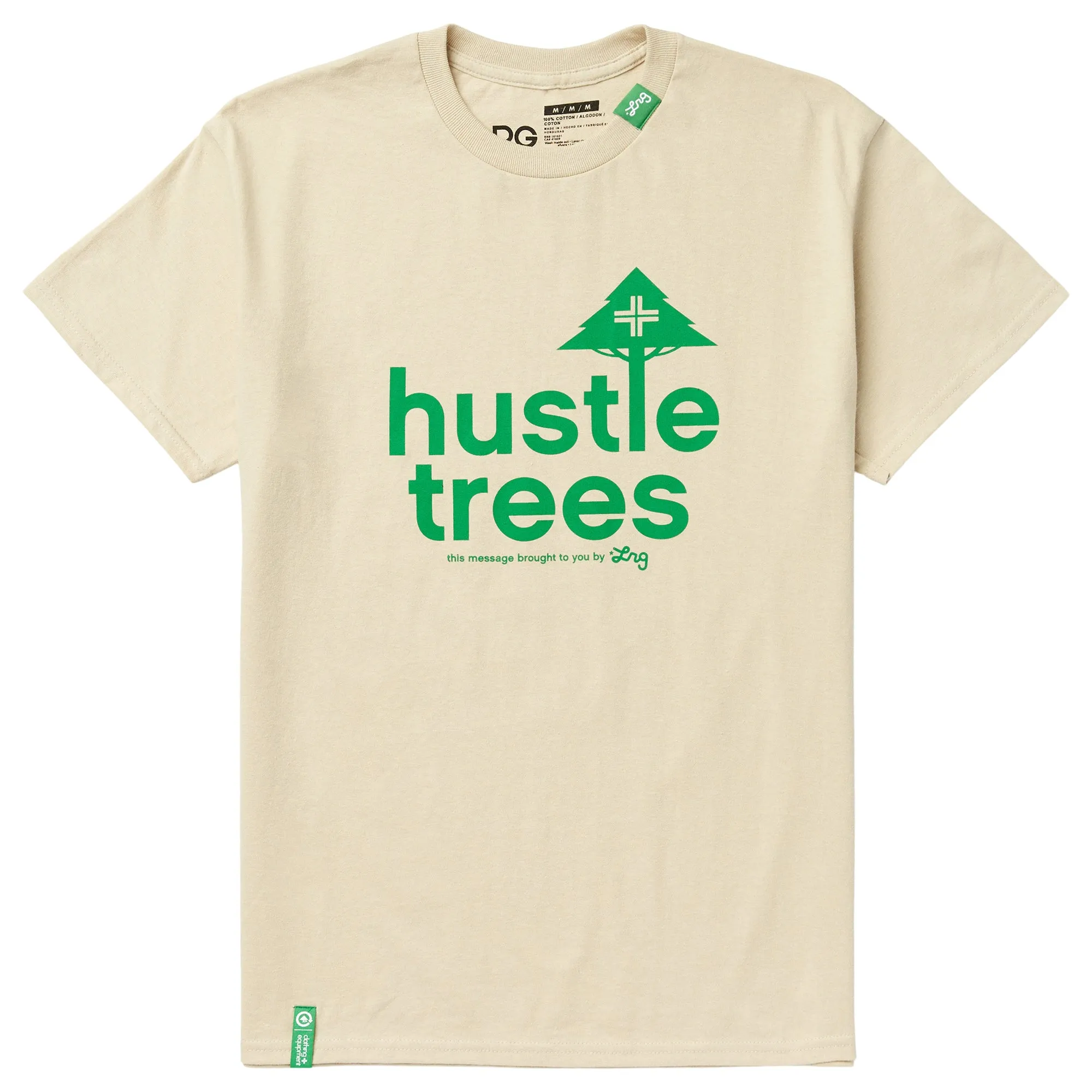 HUSTLE TREES TEE - SAND sold by Lrg
