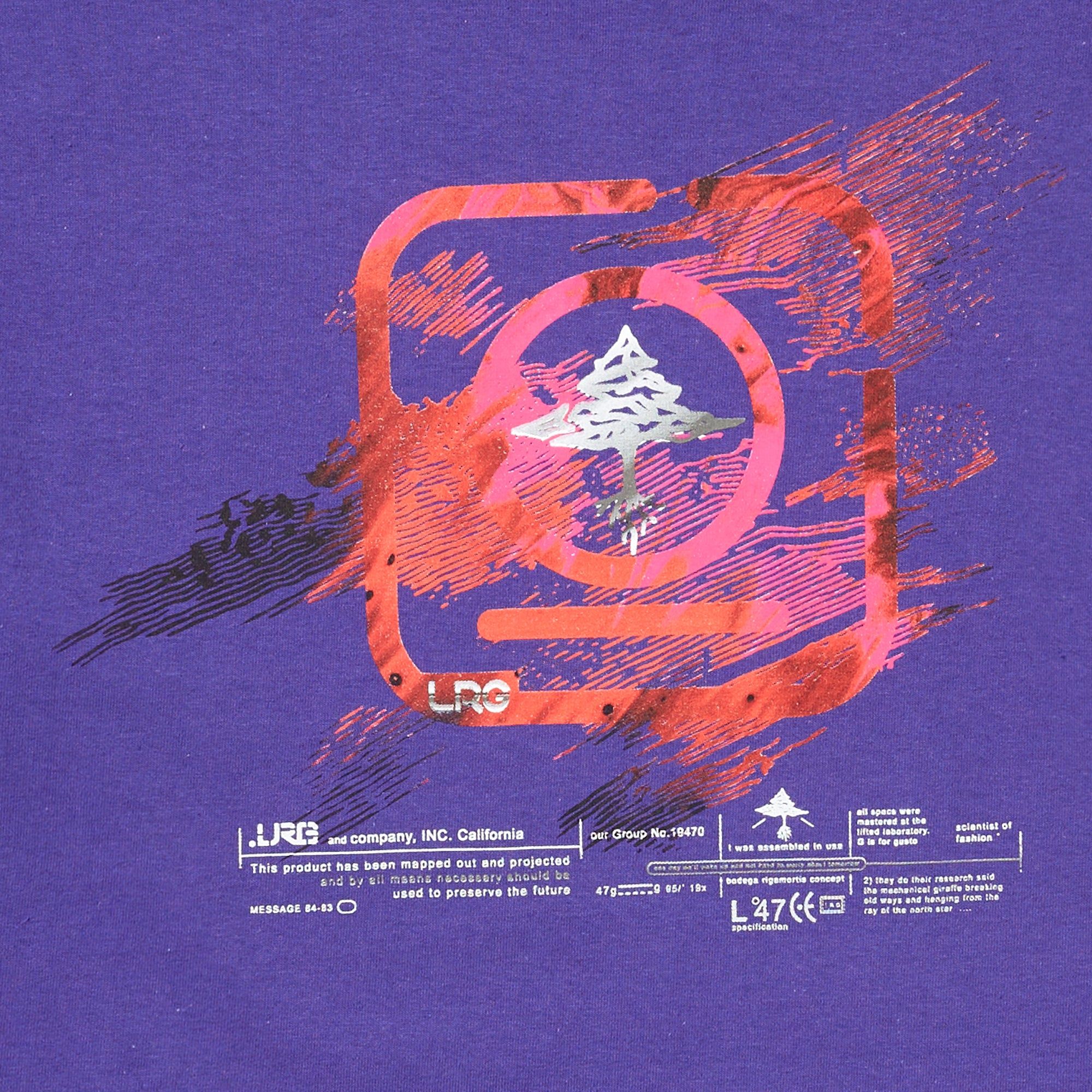 ACID SMEAR TEE - PURPLE sold by Lrg product image thumbnail 3