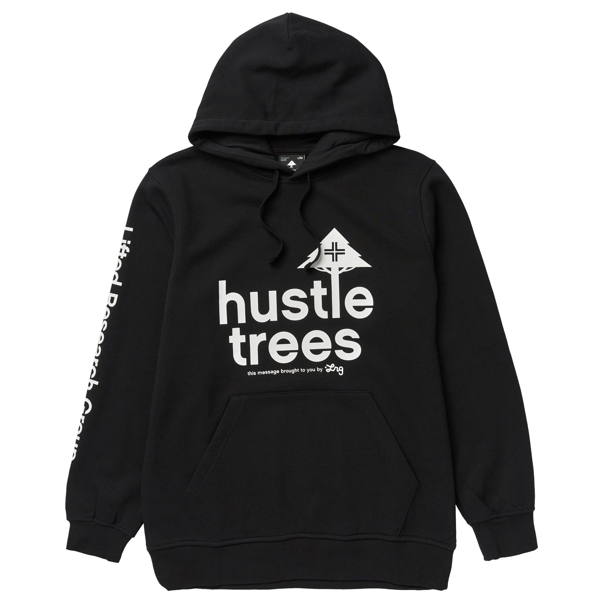 EVERYDAY HUSTLE TREES PULLOVER HOODIE - BLACK sold by Lrg