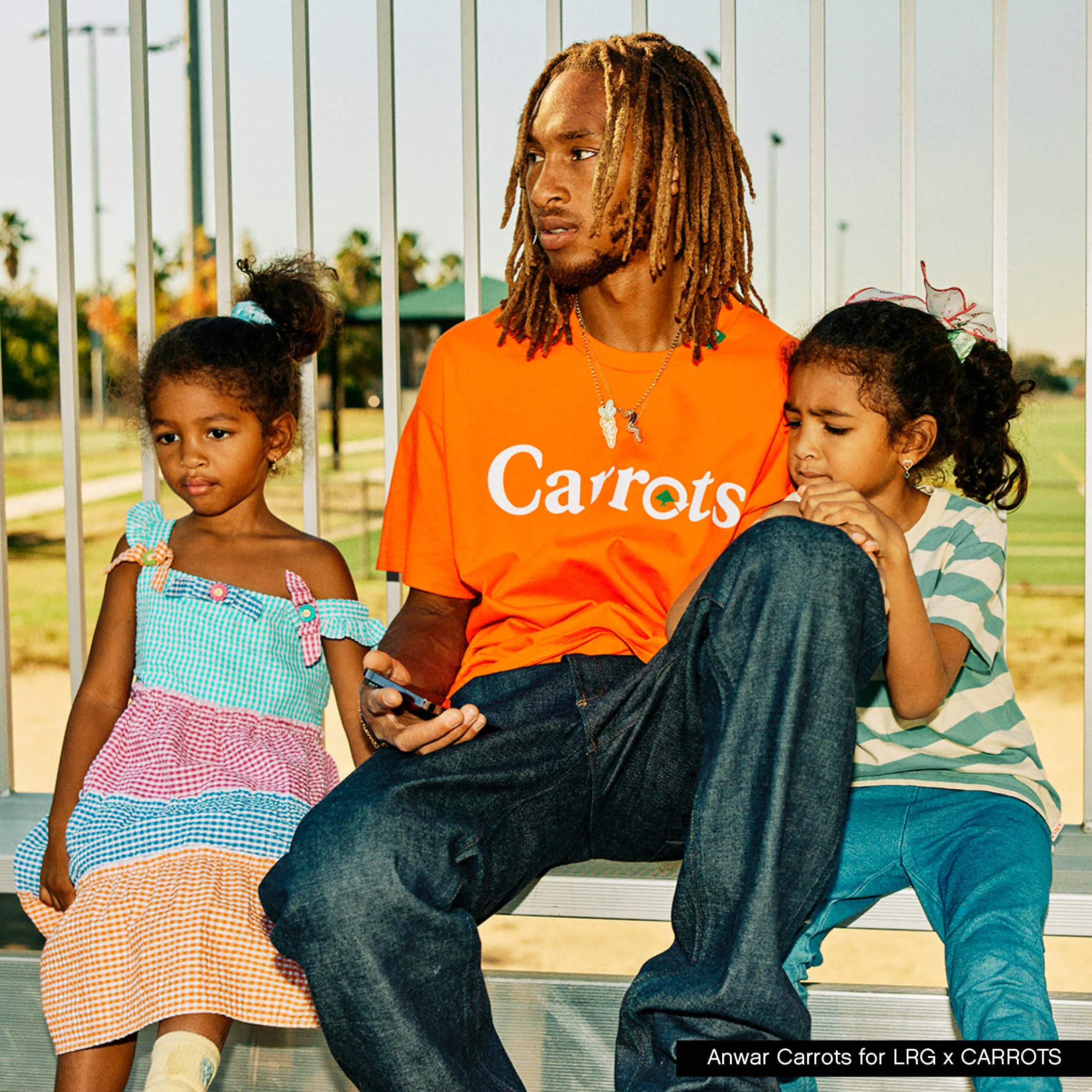 CARROTS X LRG CYCLE WOODMARK TEE - ORANGE sold by Lrg product image thumbnail 3