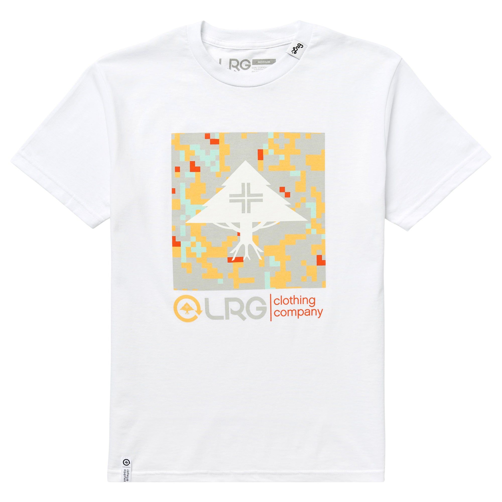 GLITCH BOX TEE - WHITE sold by Lrg