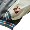 WU TANG X LRG CREAM VARSITY WOOL JACKET - HEATHER GREY sold by Lrg