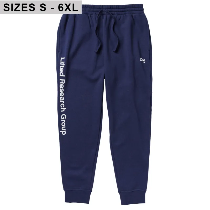 LIFTED SCRIPT JOGGER SWEATPANTS - NAVY sold by Lrg