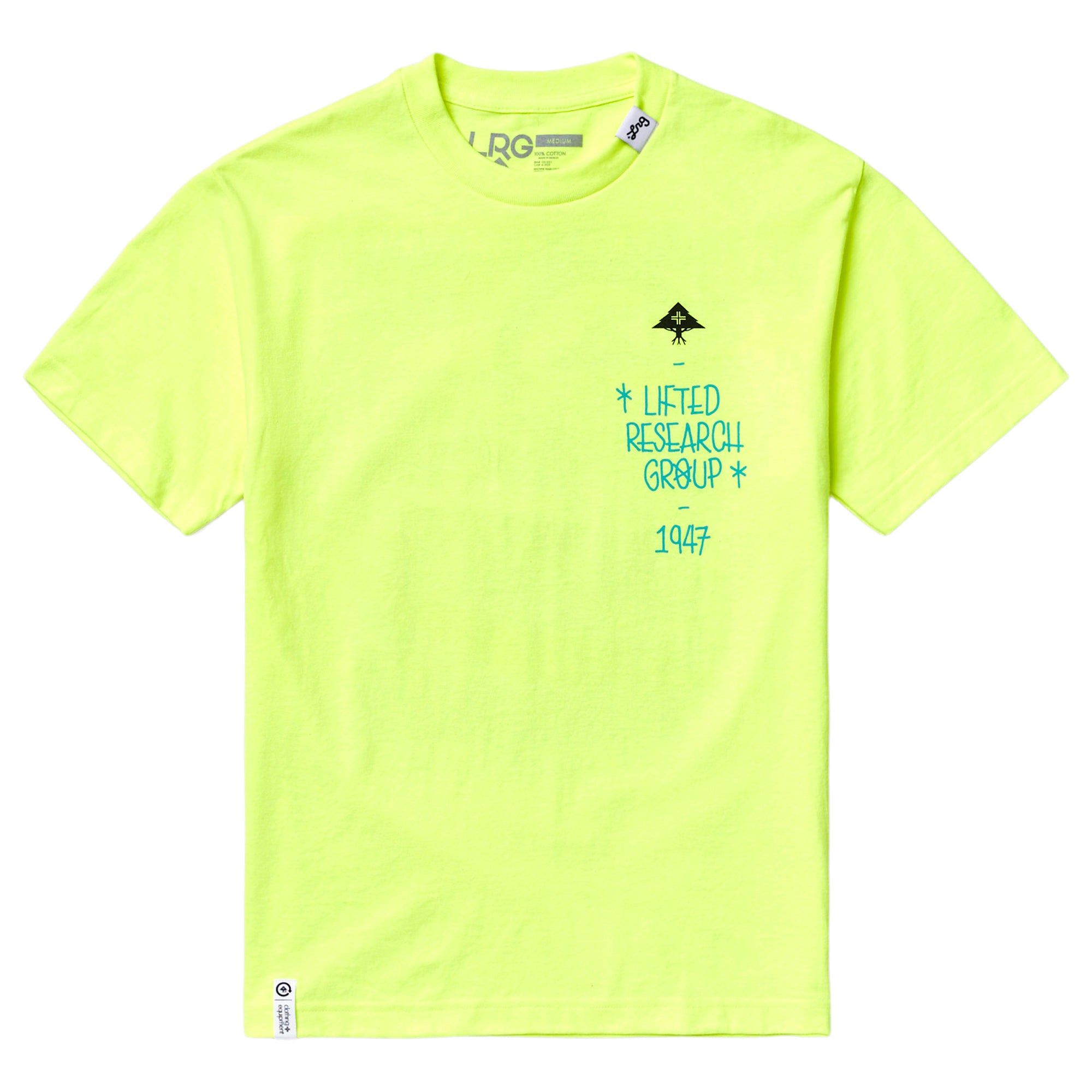 UNDERGROUND RESEARCH TEE - NEON GREEN sold by Lrg product image thumbnail 2