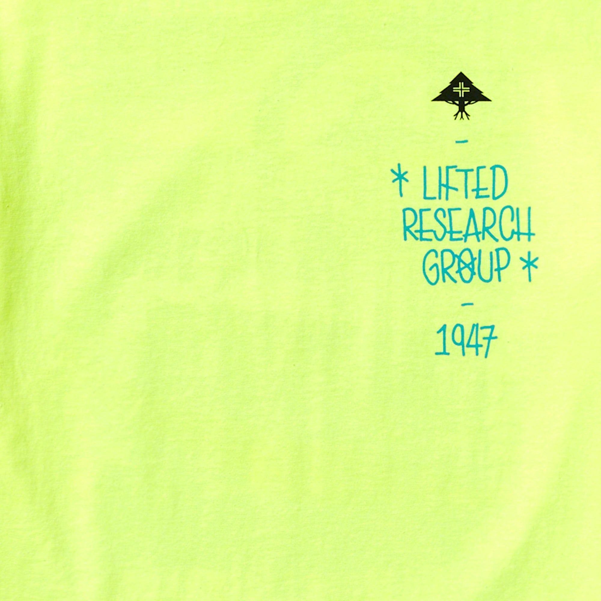 UNDERGROUND RESEARCH TEE - NEON GREEN sold by Lrg product image thumbnail 4